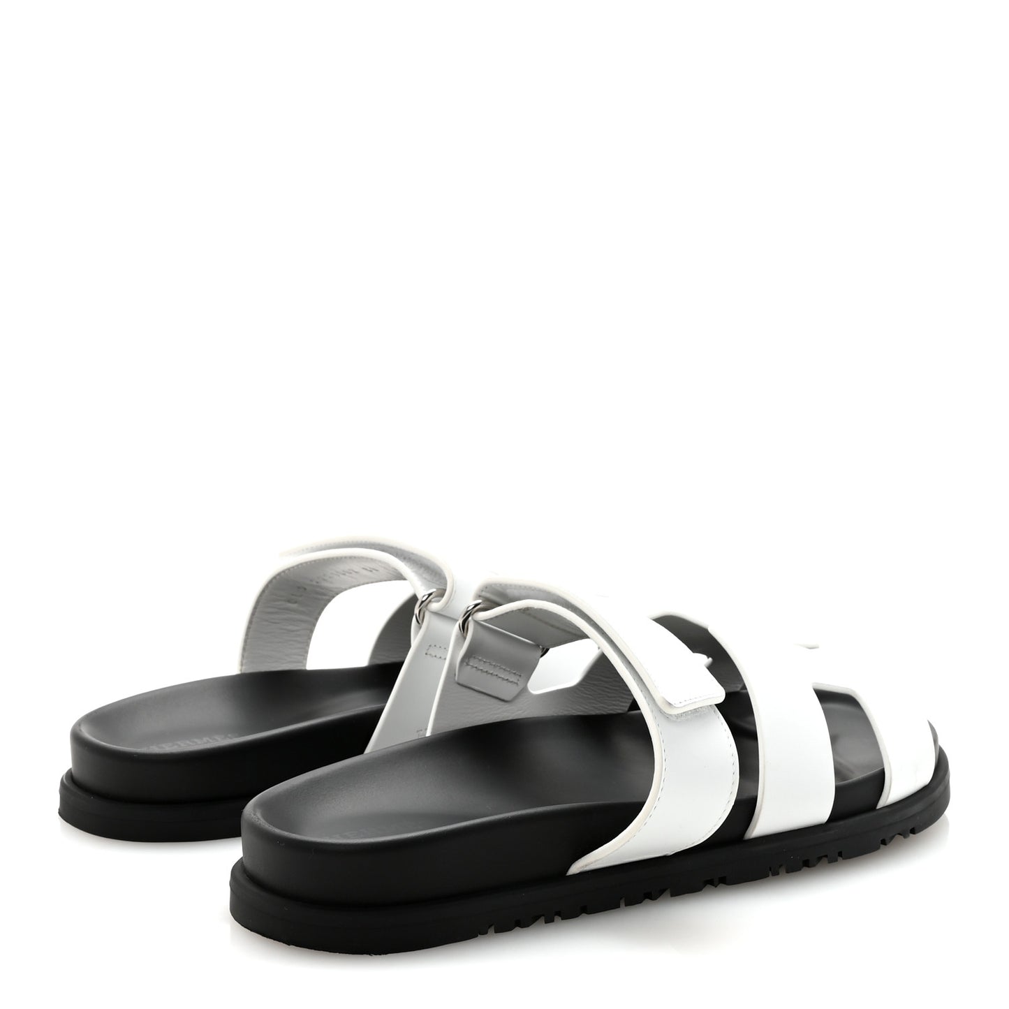 Calfskin Womens Chypre Sandals 38 White