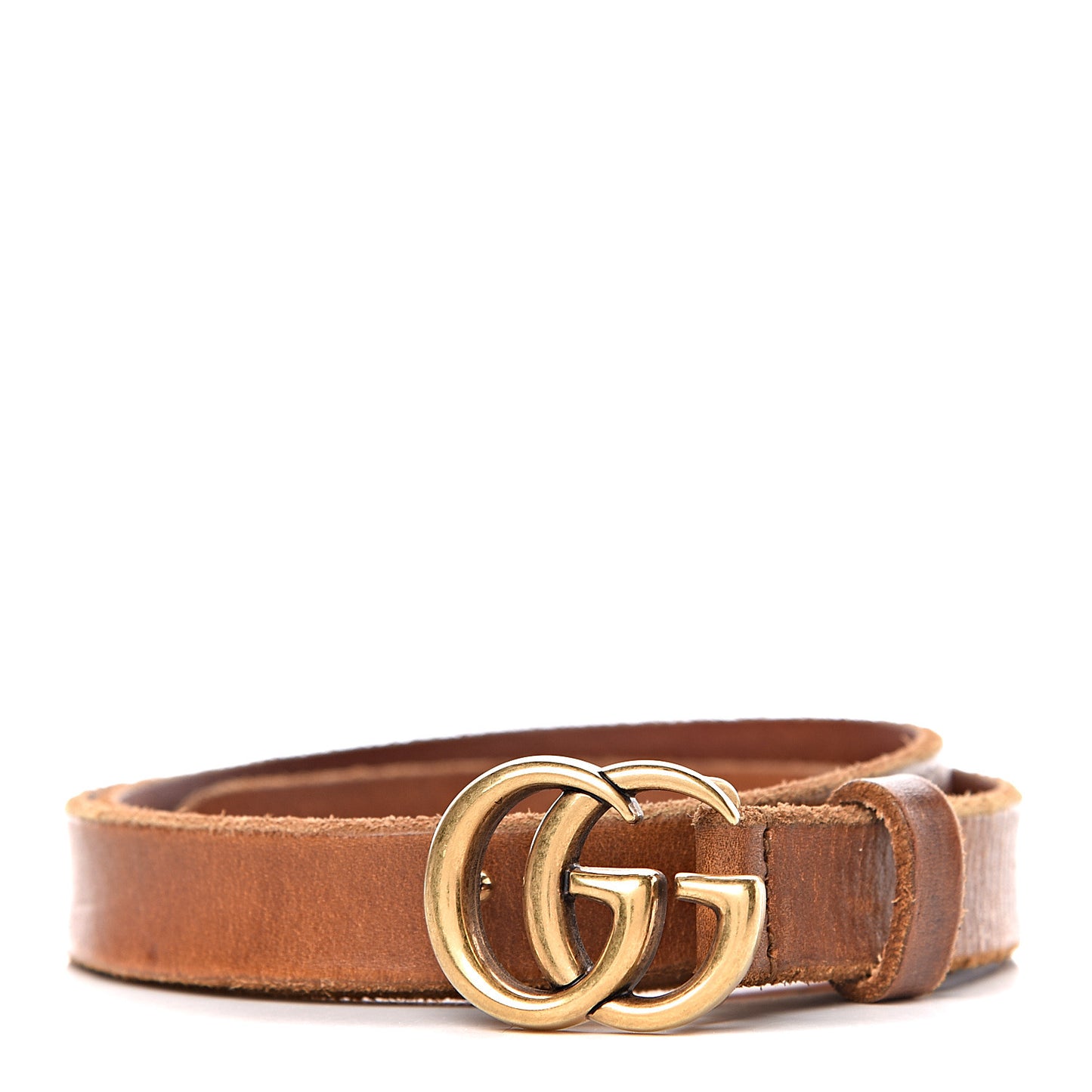 Faded Calfskin Double G 20mm Belt 80 32 Cuir