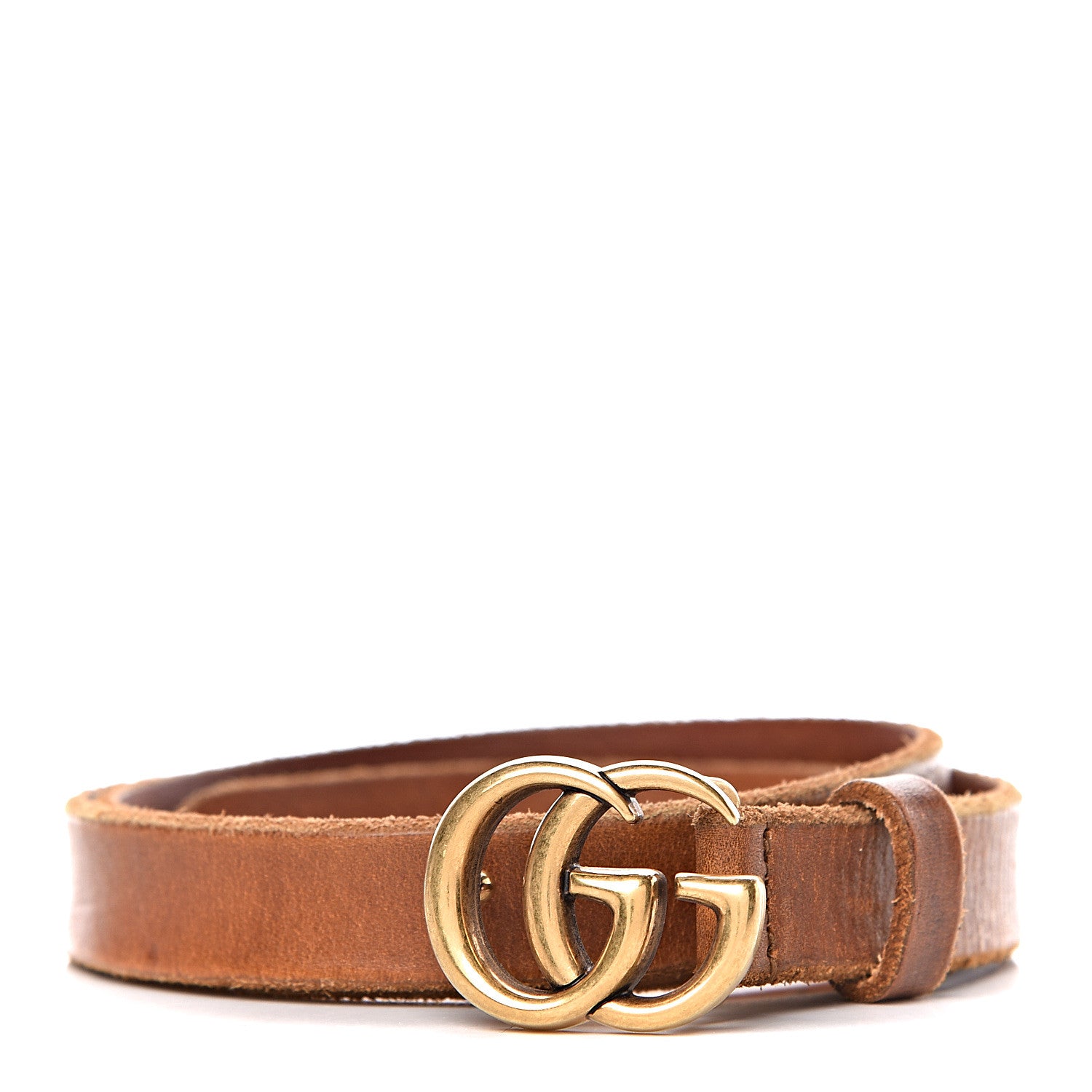 Gucci Faded Calfskin Double G 20mm Belt 80 32 Cuir 1 of 8