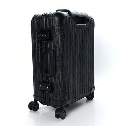 Christian Dior X RIMOWA Aluminum Gradient Cabin Luggage Black 2 of 11