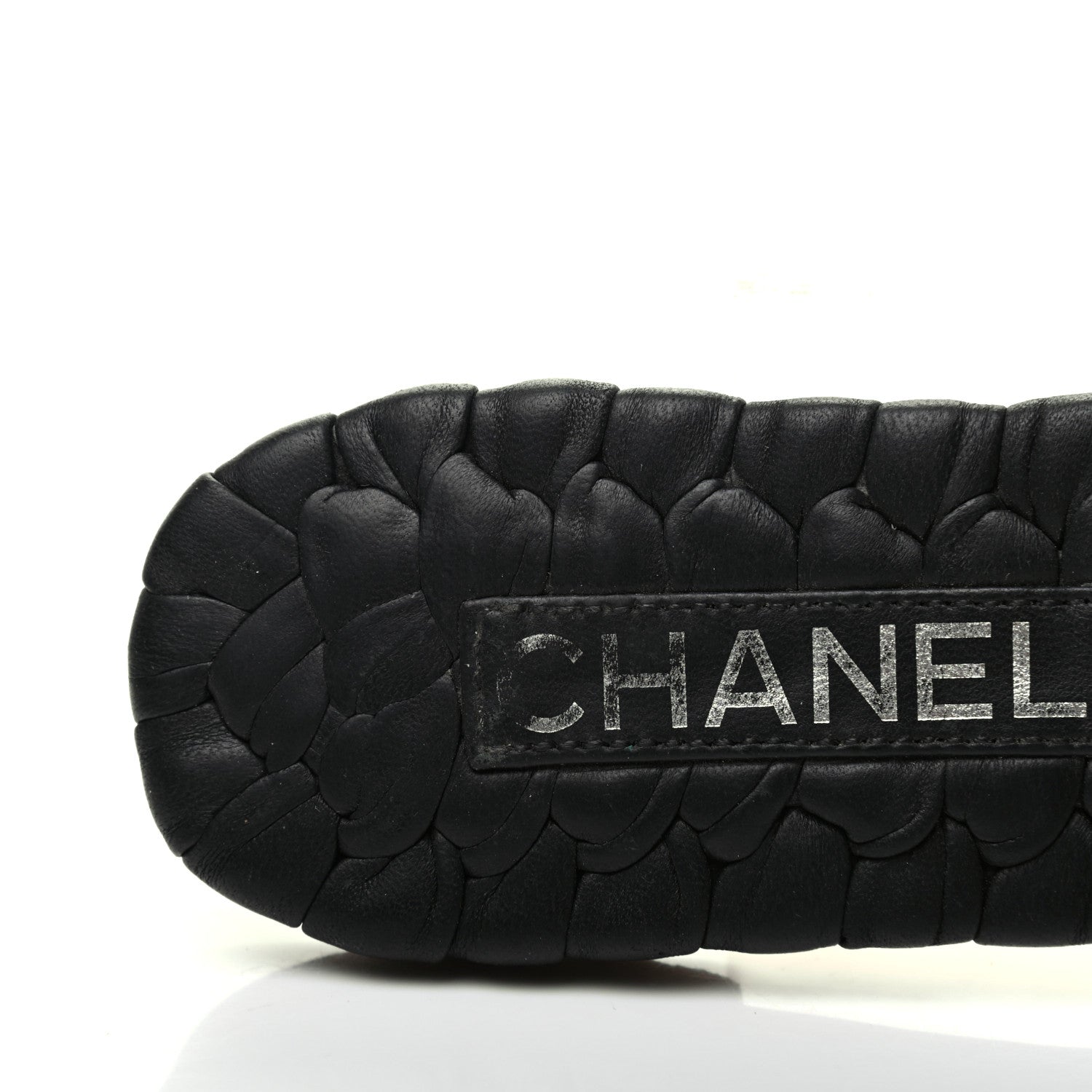 Chanel Lambskin Quilted Embroidered CC Mules Sandals 36 Black 9 of 15