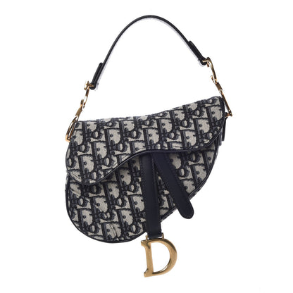 Christian Dior Oblique Mini Saddle Bag Blue 1 of 9