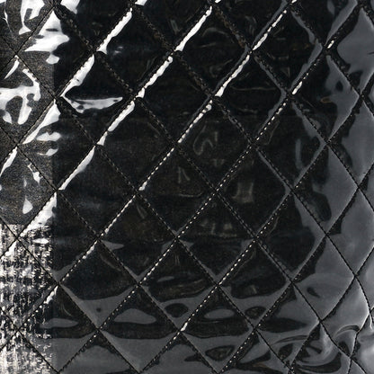 Chanel Vinyl Funny Tweed Patchwork Tote Grey 9 of 12