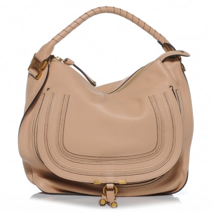 Chloe Calfskin Large Marcie Hobo Nude 1 of 9