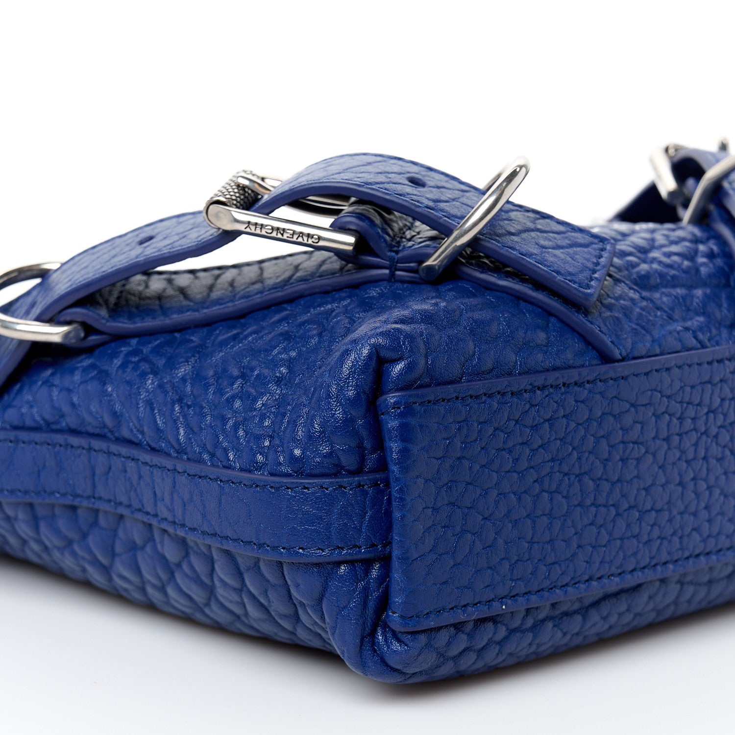 Givenchy Calfskin Small Voyou Bag Saphir Blue 9 of 10