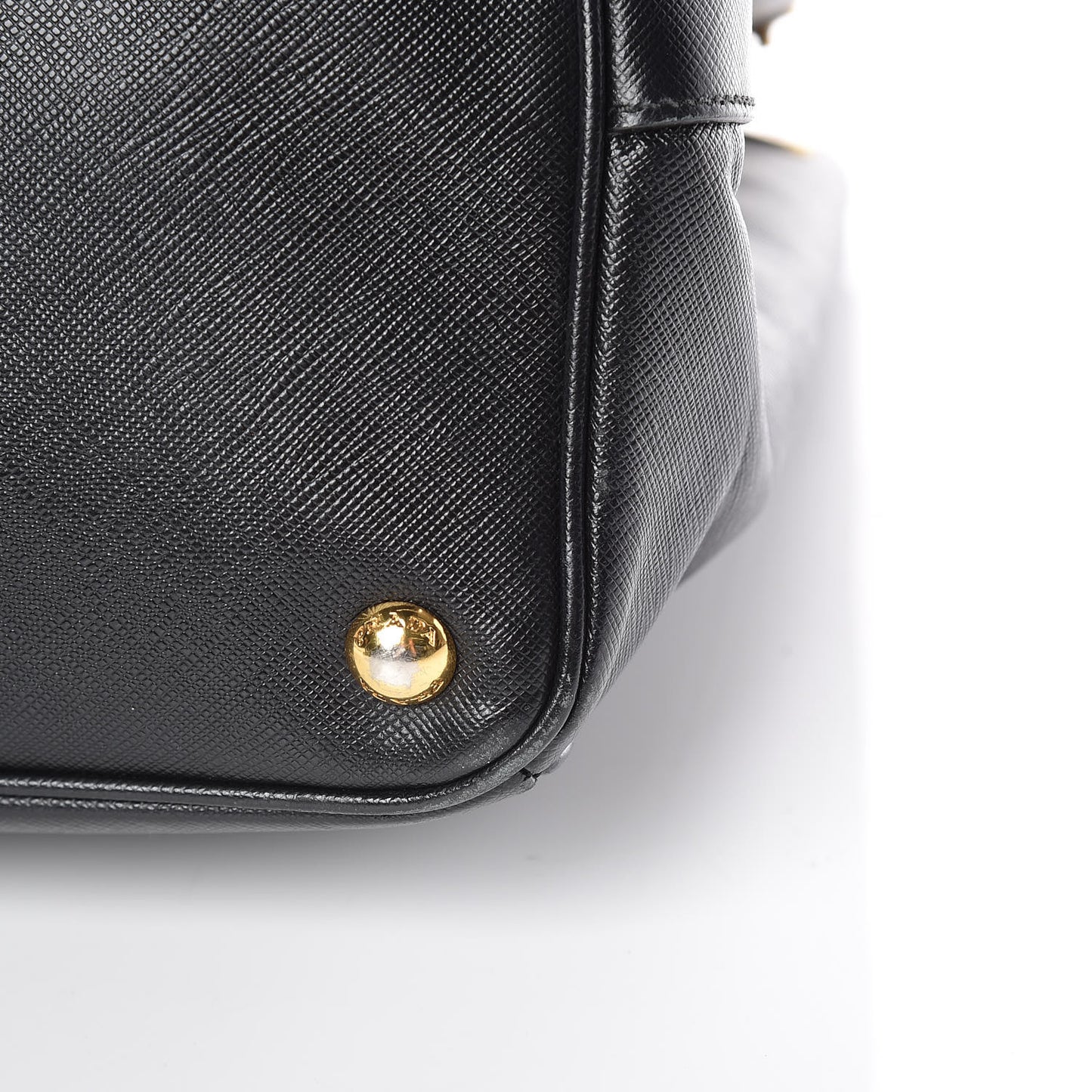 Saffiano Lux Large Tote Black