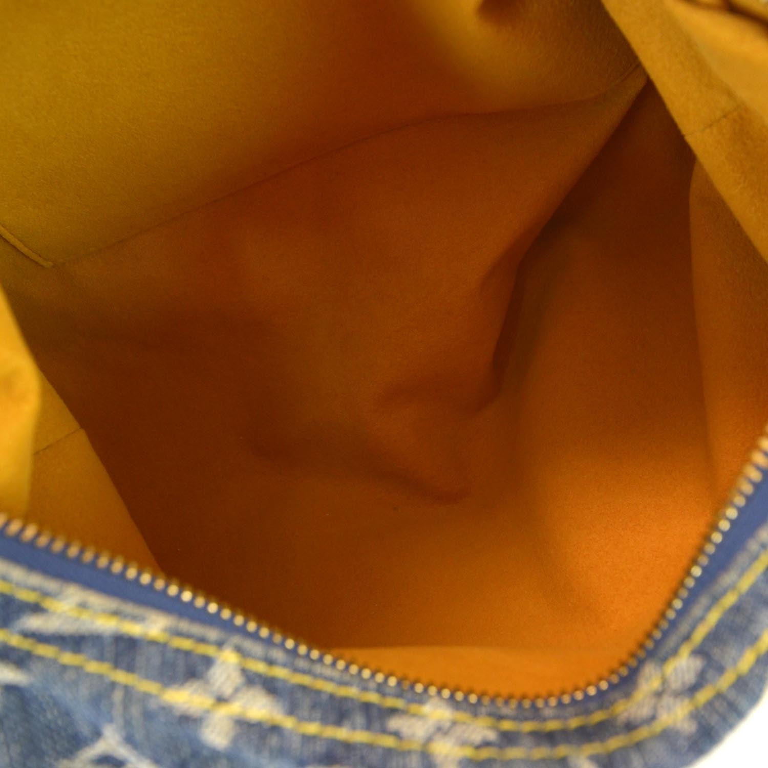 Louis Vuitton Monogram Denim Baggy PM Blue 7 of 7