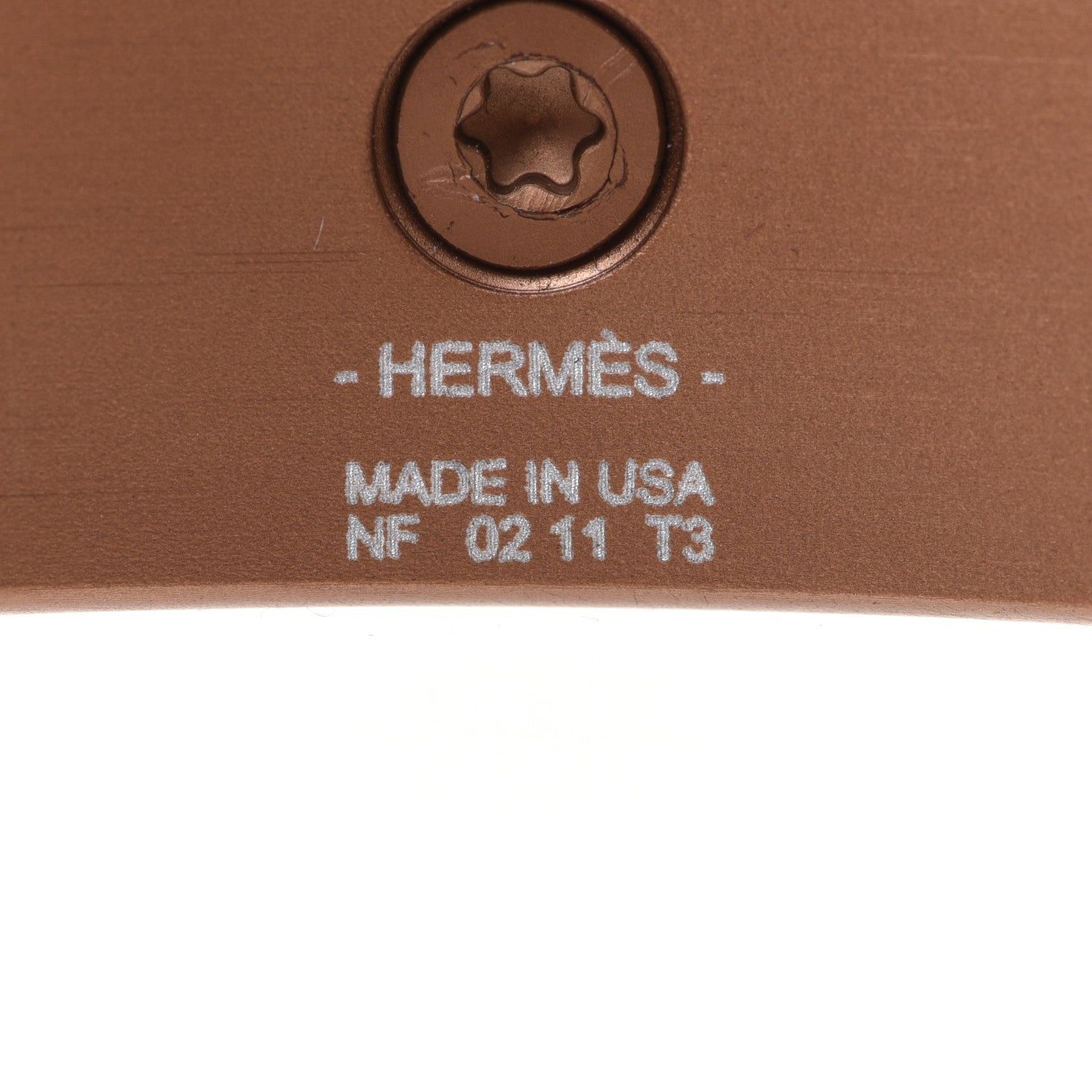 Hermes Aluminium Sunset Medor Bracelet T3 Gres 4 of 5