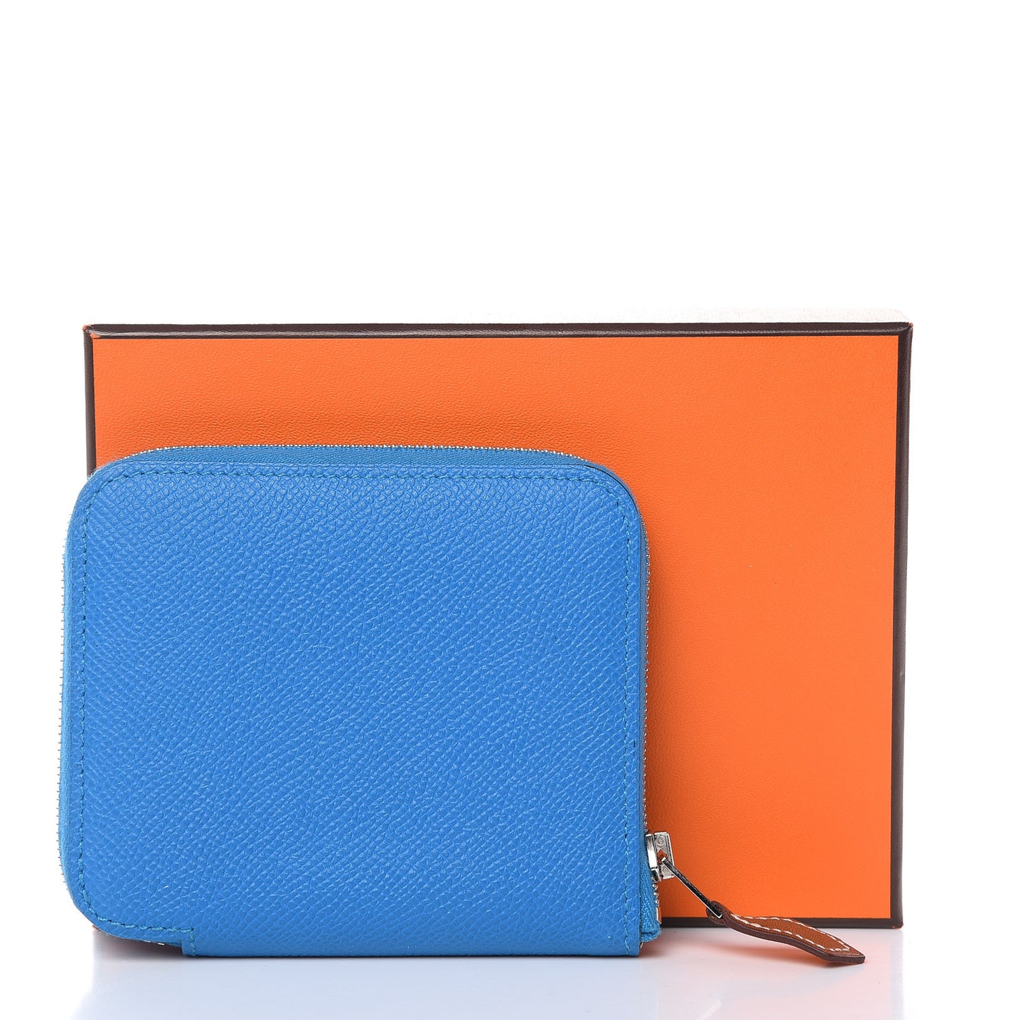 Epsom Silk'In Compact Wallet Bleu Zanzibar