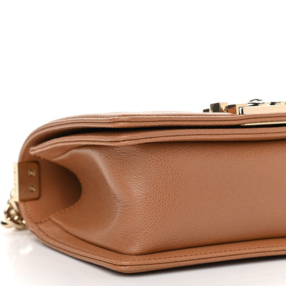 Chanel Caviar Quilted Small Boy Flap Brown 9 of 11