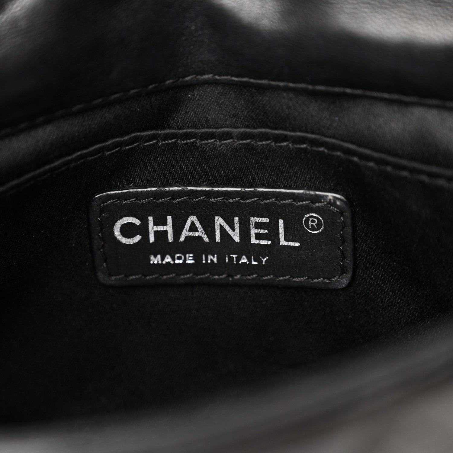 Chanel Lambskin Quilted Beaded Extra Mini Rectangular Flap Black 6 of 12