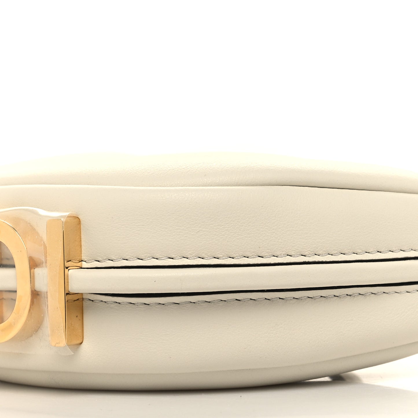 Vitello Grace Matte Nano Fendigraphy Hobo Charm White Ice
