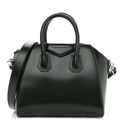 Givenchy Shiny Lord Calfskin Mini Antigona Green Forest 1 of 9