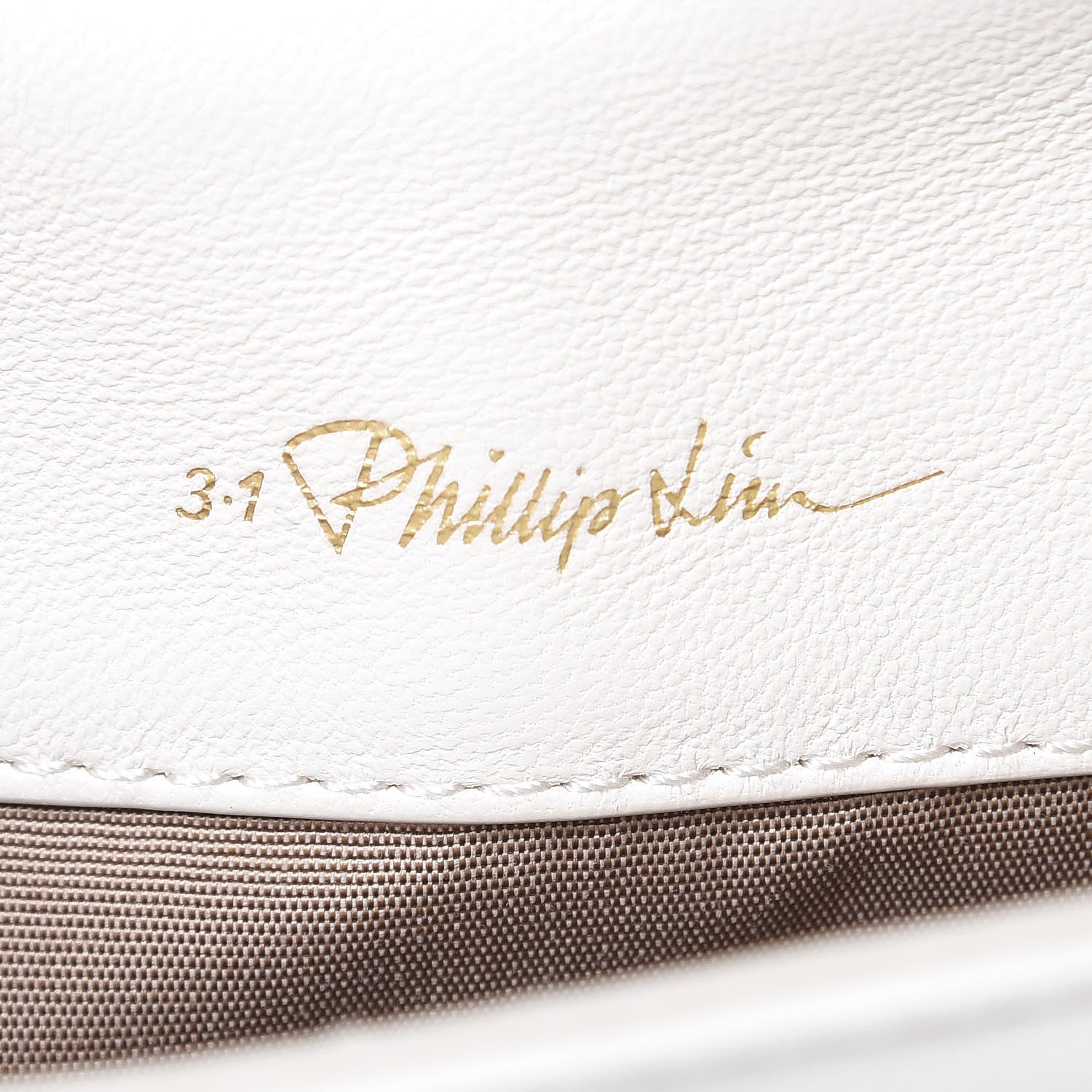 3.1 Phillip Lim 3.1 Smooth Calfskin Alix Minaudiere Clutch Natural White 8 of 10