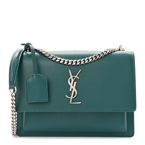 Calfskin Medium Monogram Sunset Malachite