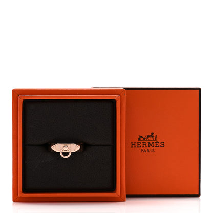 Hermes 18K Rose Gold PM Collier De Chien Ring 59 8.75 5 of 5