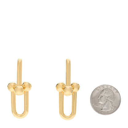 Tiffany 18K Yellow Gold Extra Large HardWear Link Earrings 2 of 5