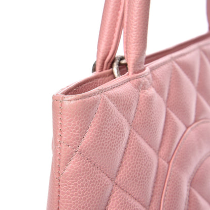Chanel Caviar Quilted Medallion Tote Light Pink 11 of 16