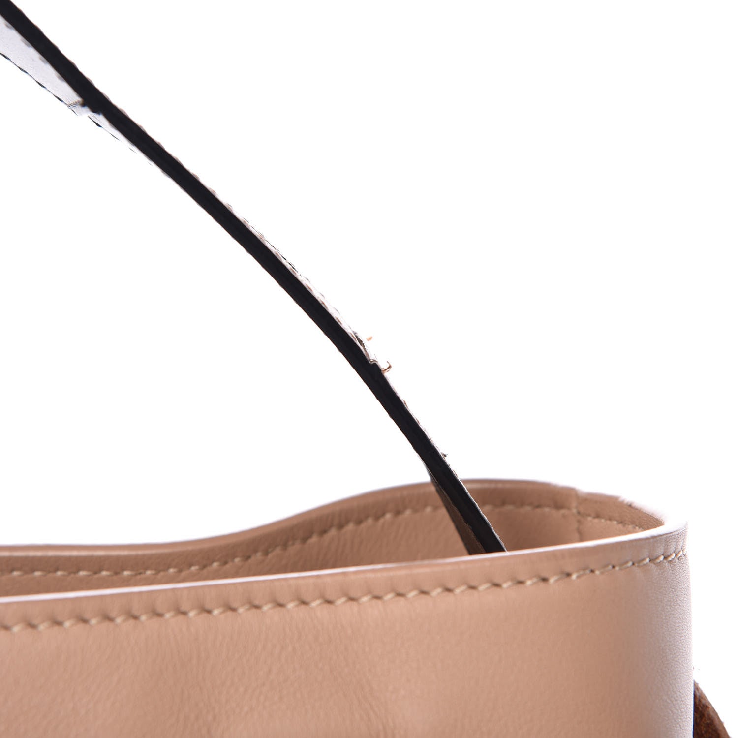 Tom Ford Calfskin Fisherman Hook Drawstring Hobo Bag Blush Nude 17 of 17