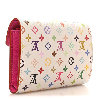 Louis Vuitton LV x TM Monogram Multicolor Victorine Wallet White 3 of 9
