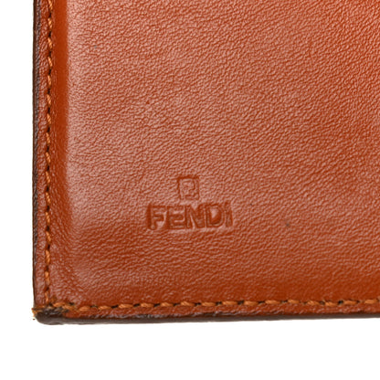 Fendi Calfskin Lizard Embossed Continental Wallet Cuoio 6 of 10