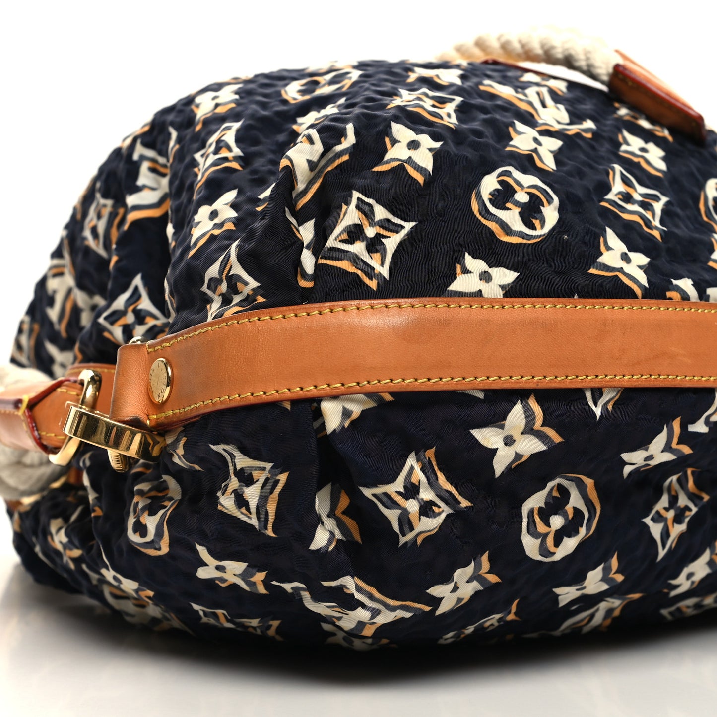 Canvas Monogram Cruise Bulles MM Navy