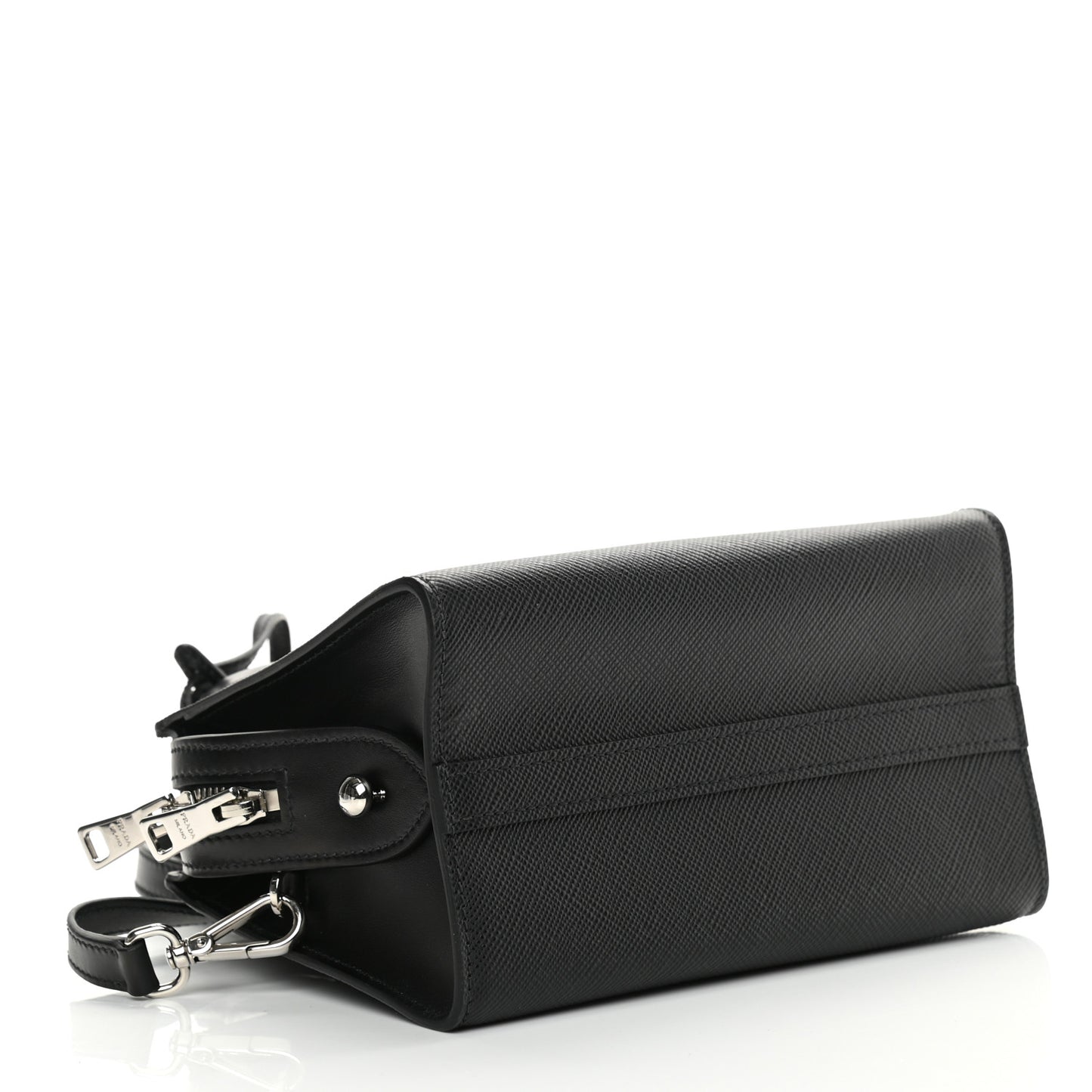 Saffiano Cuir Calfskin Small Kristen Black