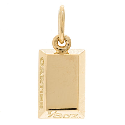 Cartier 18K Yellow Gold Ingot Bar Charm 1 of 6