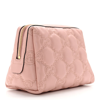 Gucci Calfskin GG Matelasse Beauty Case Perfect Pink 3 of 7