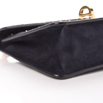 Christian Dior Suede Mini I Fell Blue C'est Flap Bag Blue 5 of 11