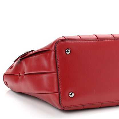 Valentino Garavani Nappa Atelier 05 Plisse Edition Small Tote Bag Rosso Valentino 9 of 10