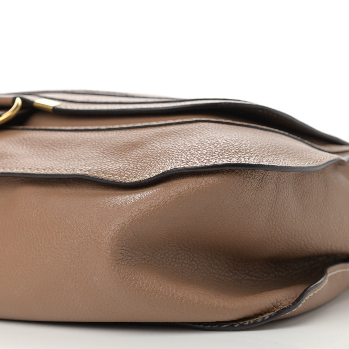 Calfskin Large Marcie Satchel Nut