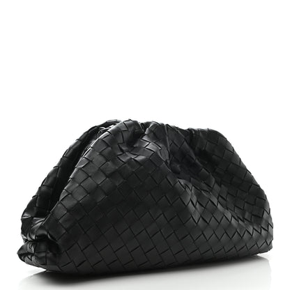 Bottega Veneta Nappa Maxi Intrecciato The Pouch Oversized Clutch Black 3 of 6