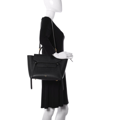 Celine Grained Calfskin Small Belt Bag Black 2 of 11