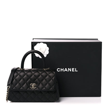 Chanel Caviar Quilted Mini Coco Handle Flap Black 11 of 11