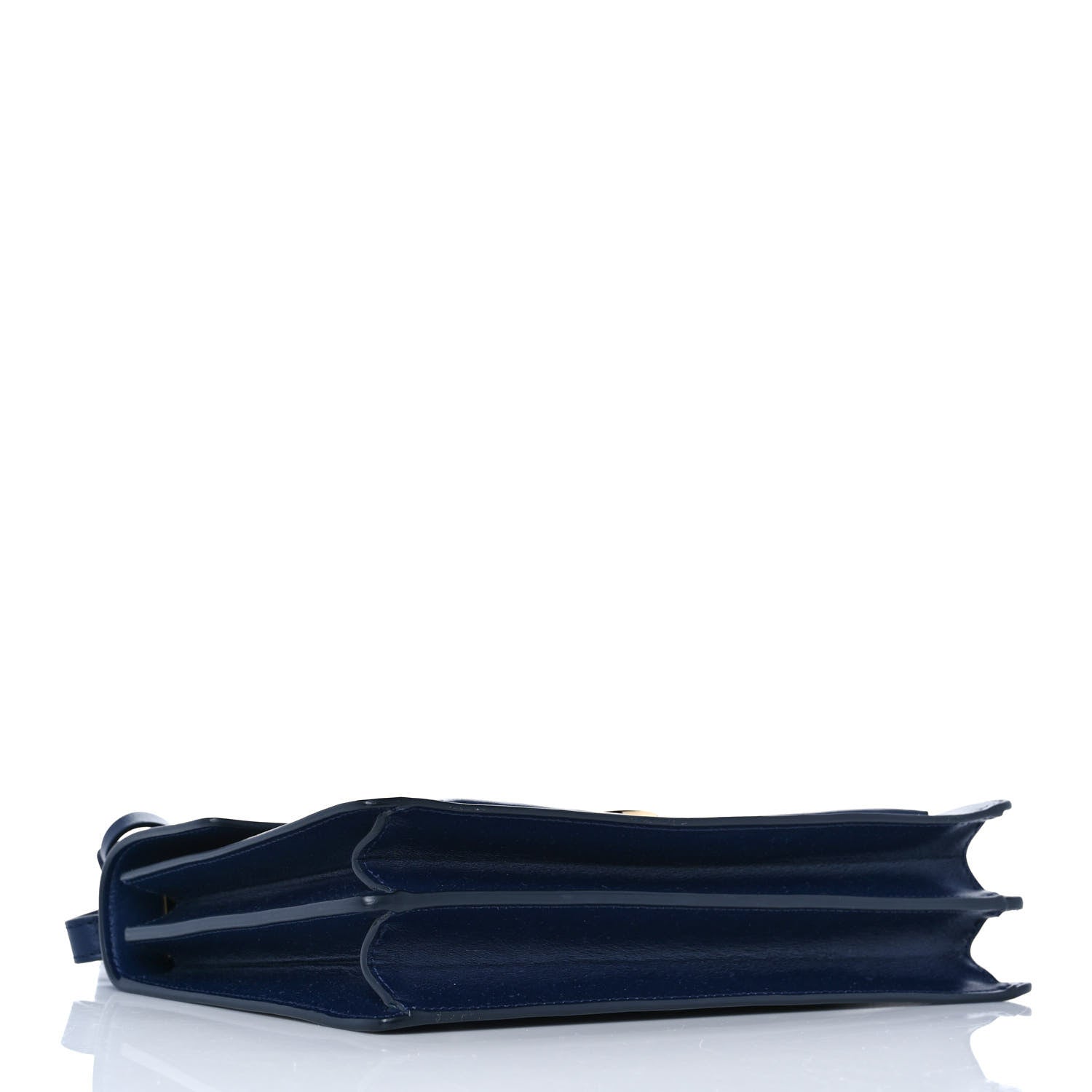 Salvatore Ferragamo Calfskin Aileen Navy 3 of 8