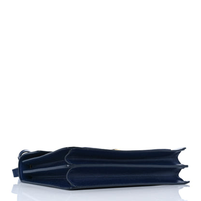 Salvatore Ferragamo Calfskin Aileen Navy 3 of 8