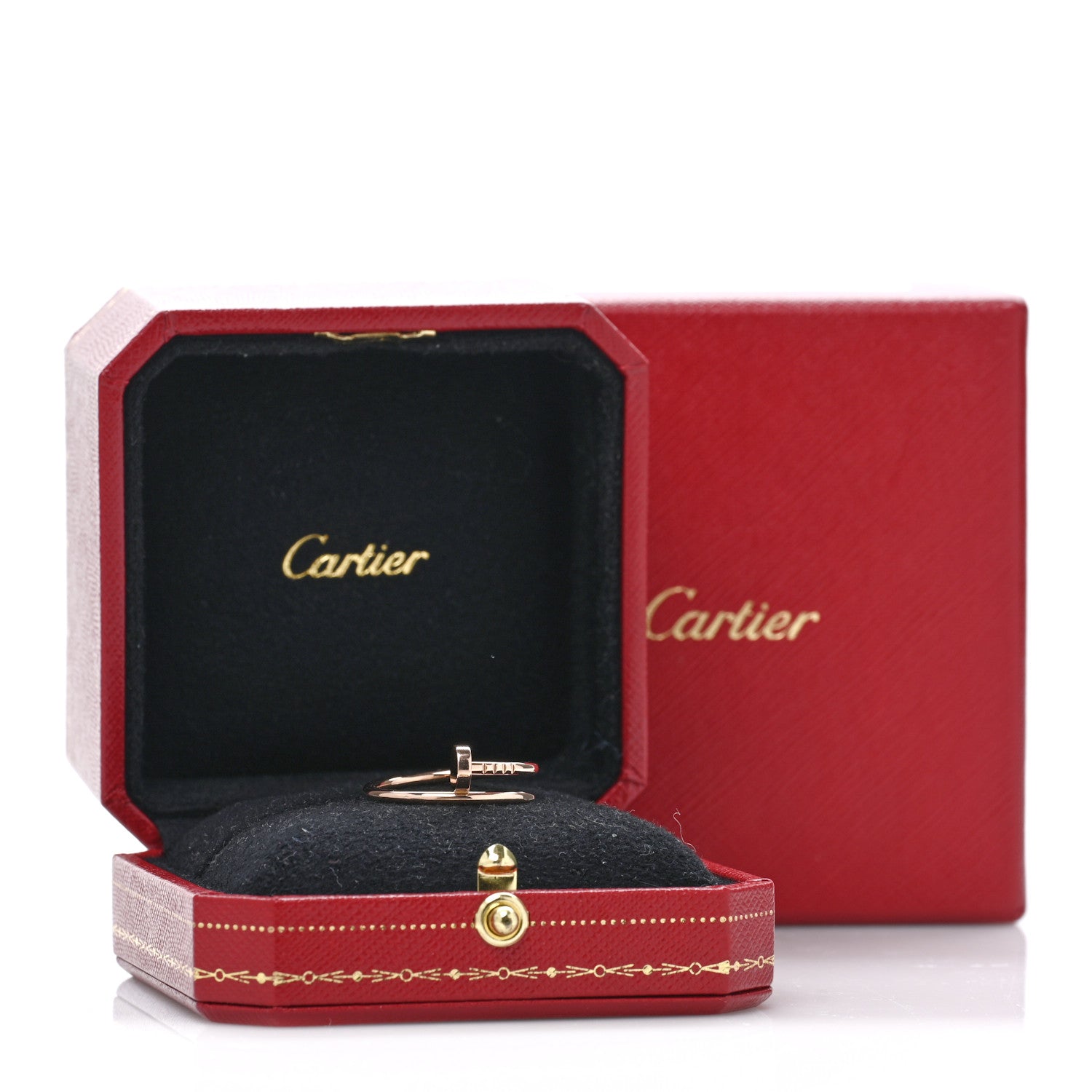 Cartier 18K Pink Gold Small Juste Un Clou Ring 59 8.75 5 of 5