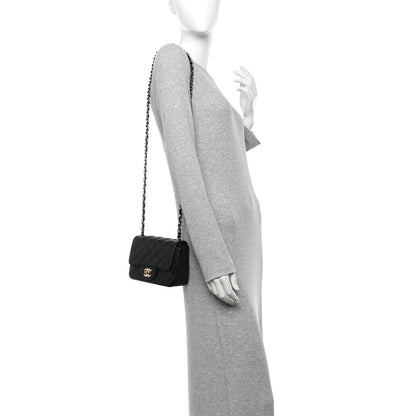 Chanel Lambskin Quilted Mini Square Flap Black 2 of 10