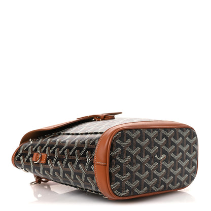 Goyard Goyardine Calfskin Mini Alpin Backpack Black Gold 4 of 14