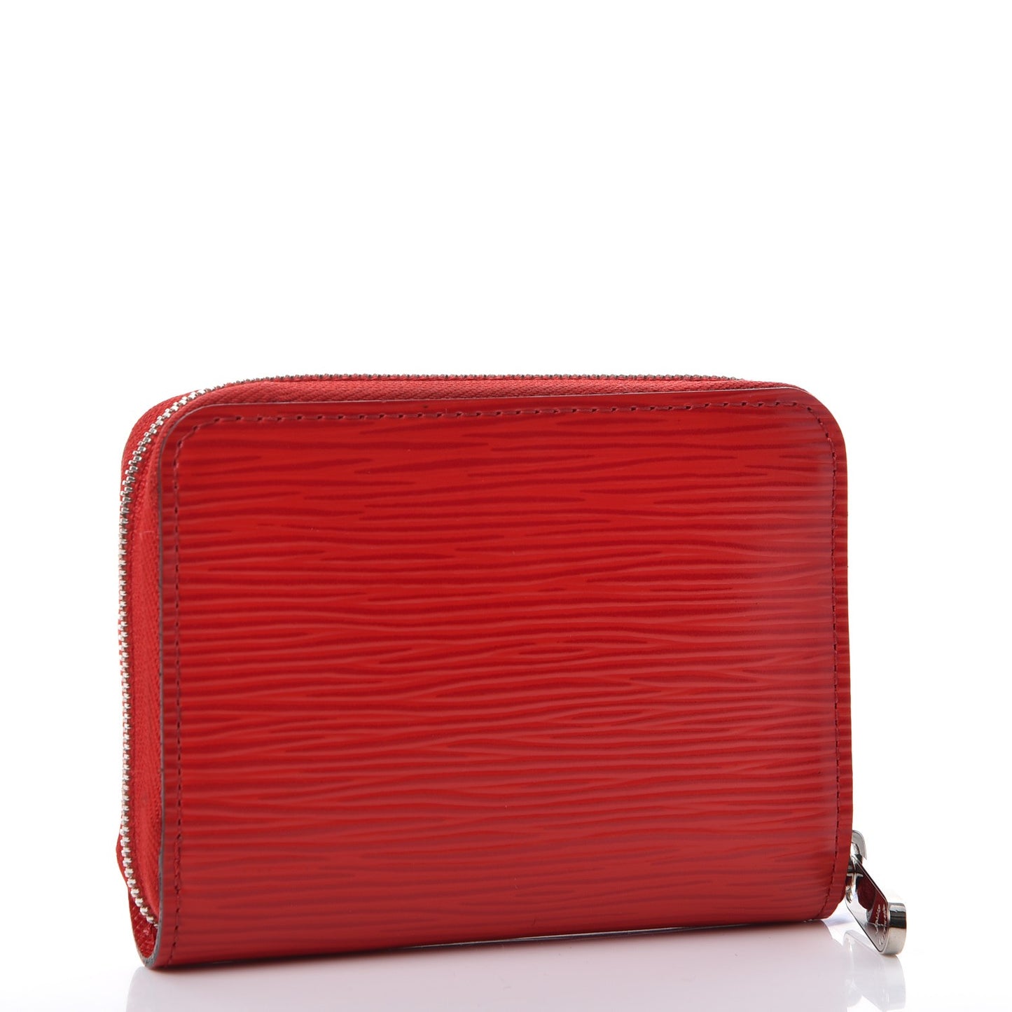 Epi Zippy Coin Purse Coquelicot