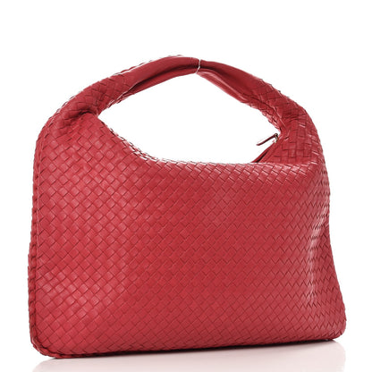 Bottega Veneta Nappa Intrecciato Large Veneta Hobo Fuchsia 3 of 12