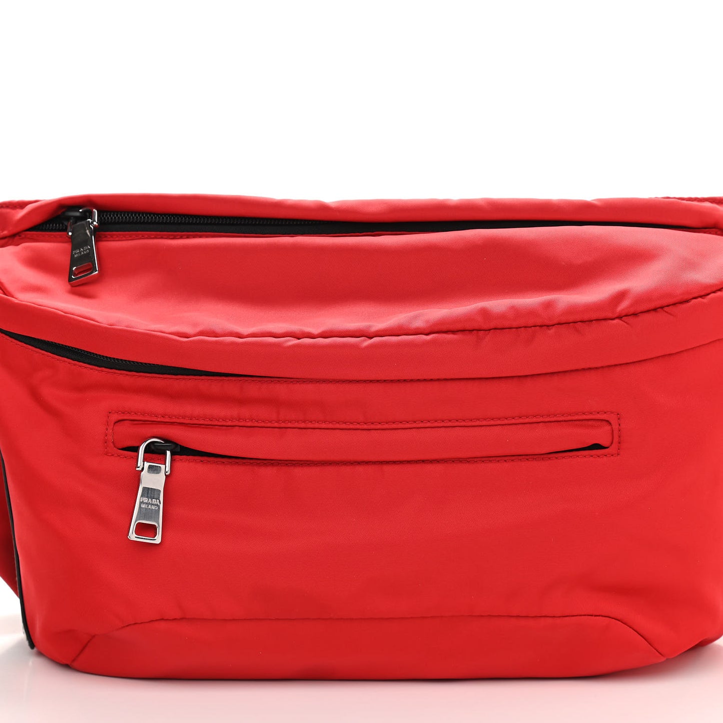 Tessuto Nylon Belt Bag Red