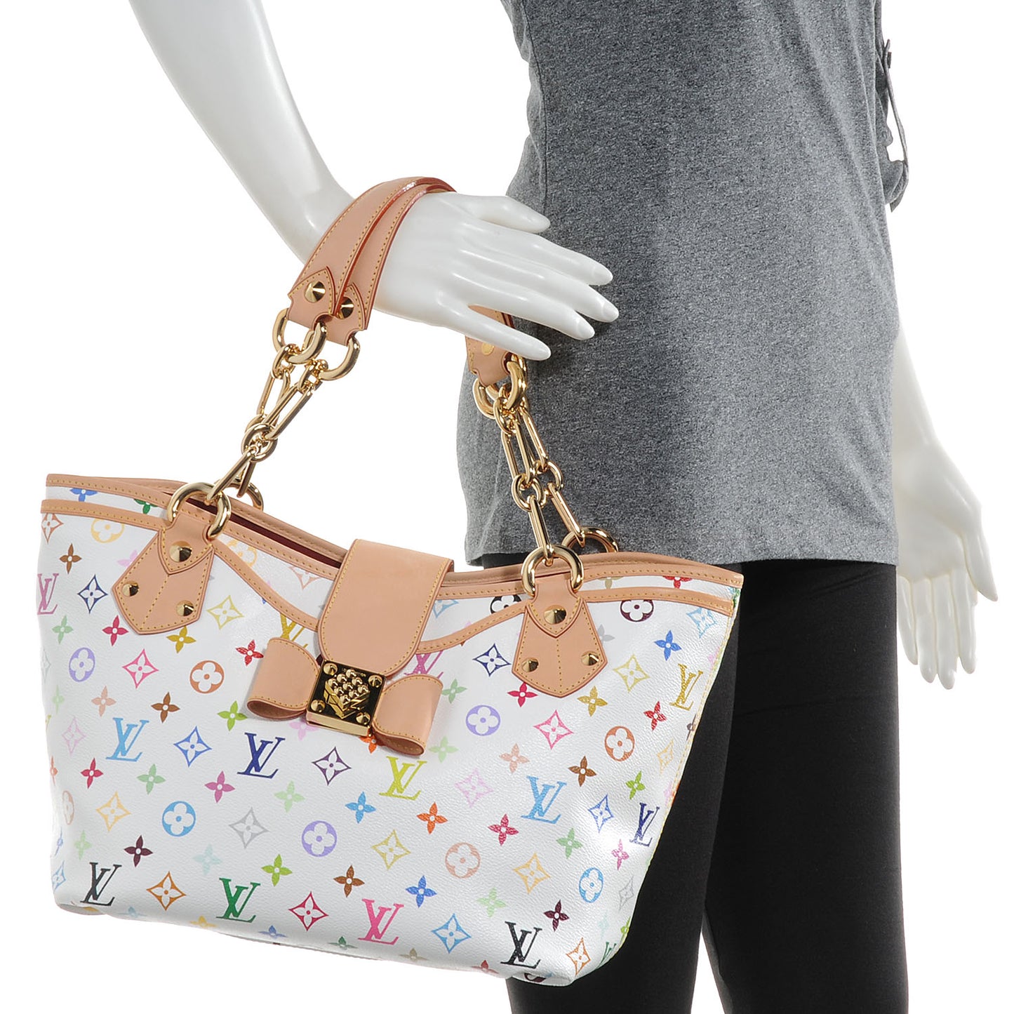 Monogram Multicolor Annie GM White