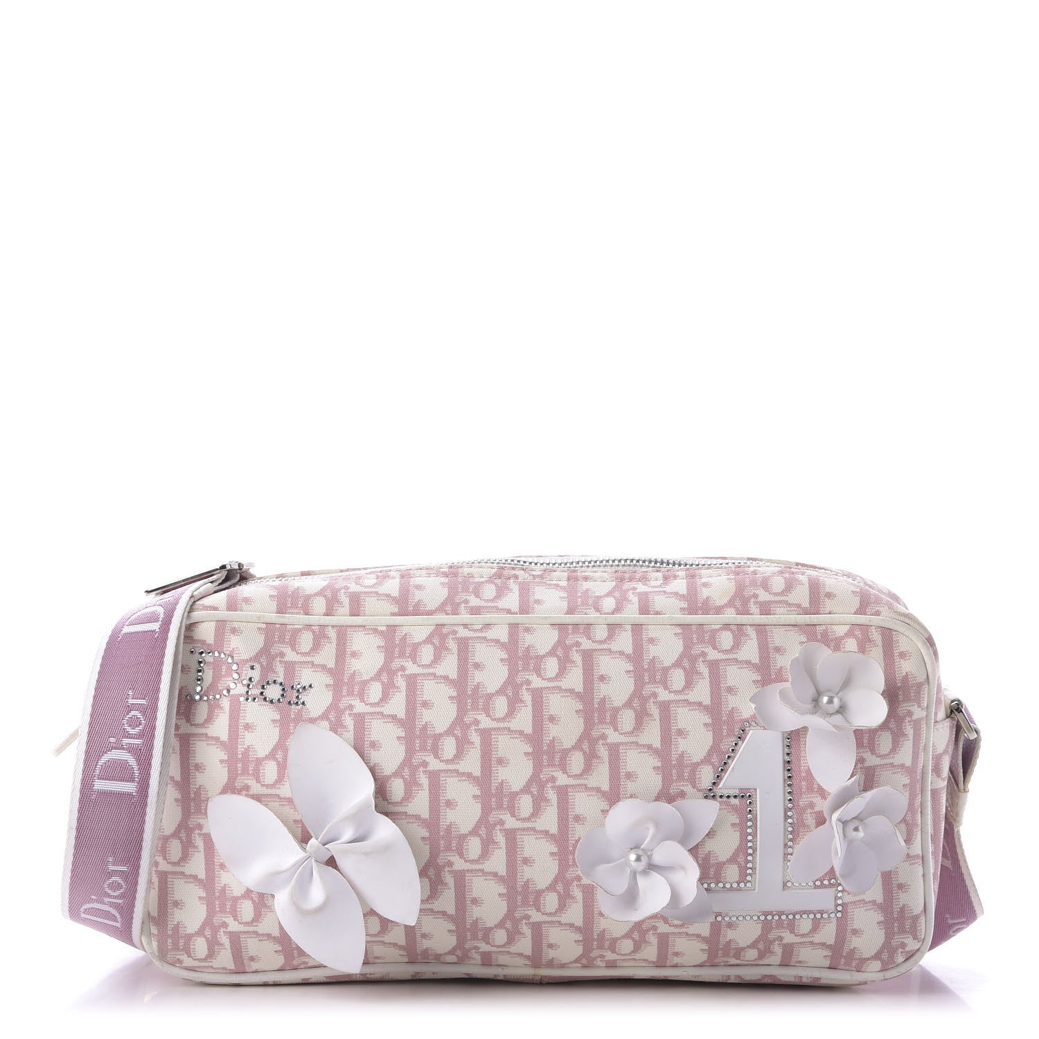 Christian Dior Monogram Girly Shoulder Bag Pink 1 of 11