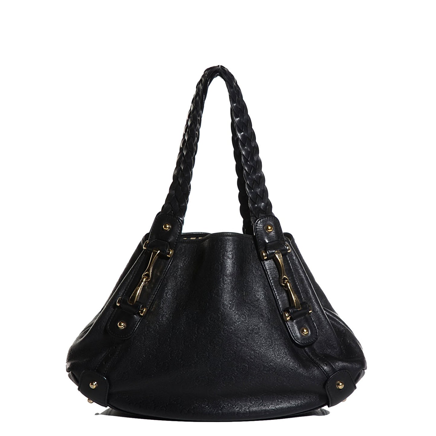 Guccissima Small Pelham Shoulder Bag Black