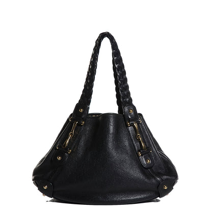 Gucci Guccissima Small Pelham Shoulder Bag Black 1 of 7