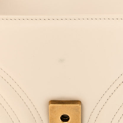 Gucci Calfskin Matelasse Mini GG Marmont Shoulder Bag White 13 of 13