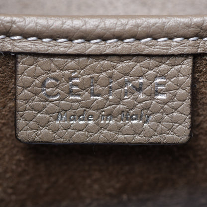 Celine Drummed Calfskin Nano Luggage Souris 18 of 19
