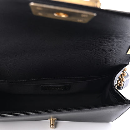 Chanel Caviar Quilted Medium Boy Flap Black 4 of 4